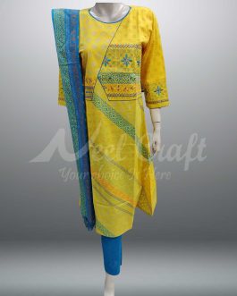 Falgun Special – Stitched Round Three Piece – SKD-F101