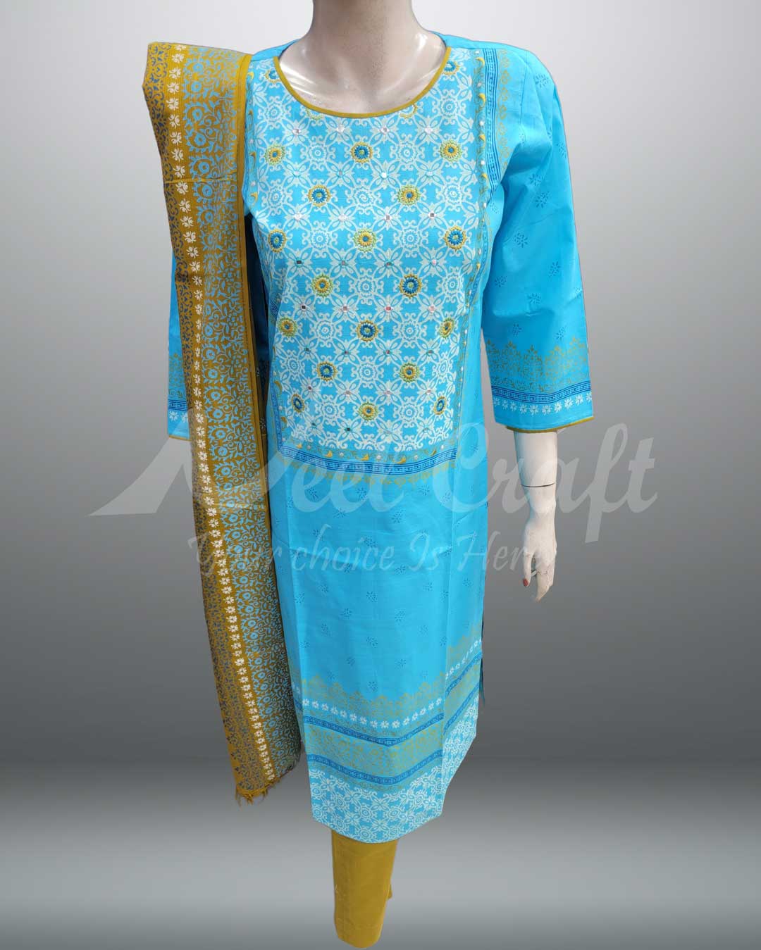 Stitched Three Piece