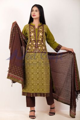 Eid Special Stitched Round Three Piece – SKD-E303
