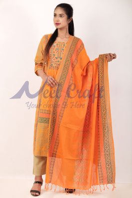 Eid Special Stitched Round Three Piece – SKD-E302