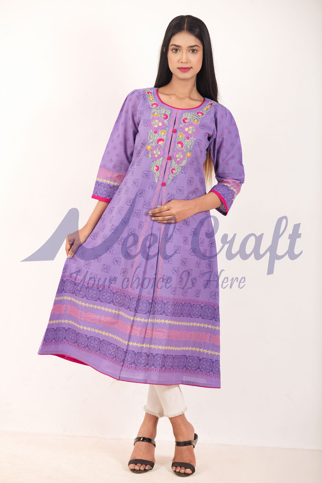 neel-craft-one-piece-purple Neel Craft Eid Special One Piece